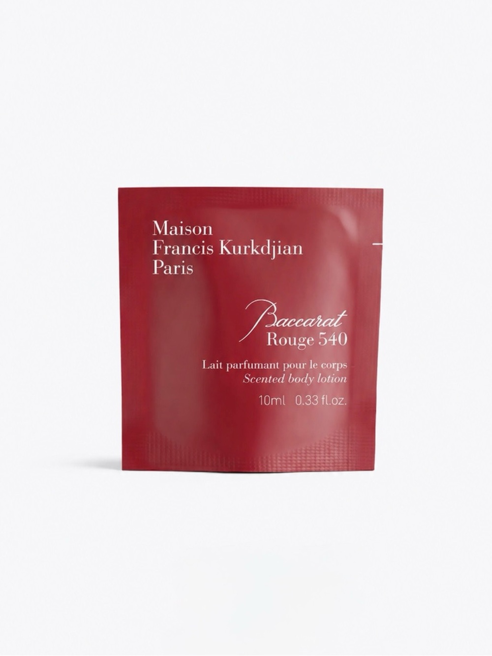 Maison Francis Kurkdjian Baccarat Rouge Body Lotion Sample